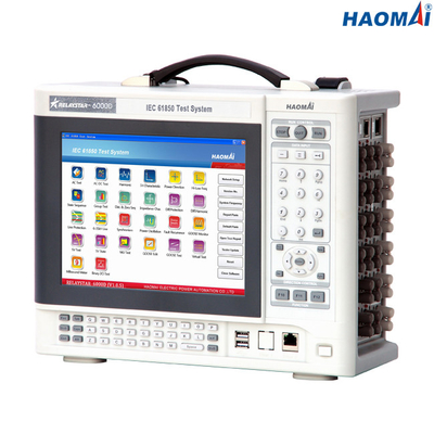 Testes multimodos do IEC 61850 de HAOMAI, 8,82 de proteção do relé libras de equipamento de teste