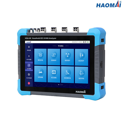 Peso leve Ultraportable Handheld do sistema de testes do IEC 61850 do relé
