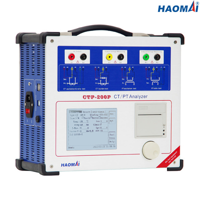 equipamento de teste do transformador atual de 120V 60Hz, analisador portátil do VT do CT