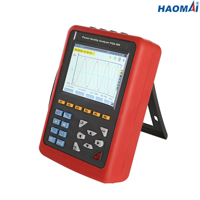 Analisador Handheld da qualidade do poder 3 prova da vibração da fase 1000A