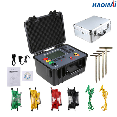 Ultraportable do equipamento de testes da resistência da terra da terra de 30 Kiloohm com exposição do LCD